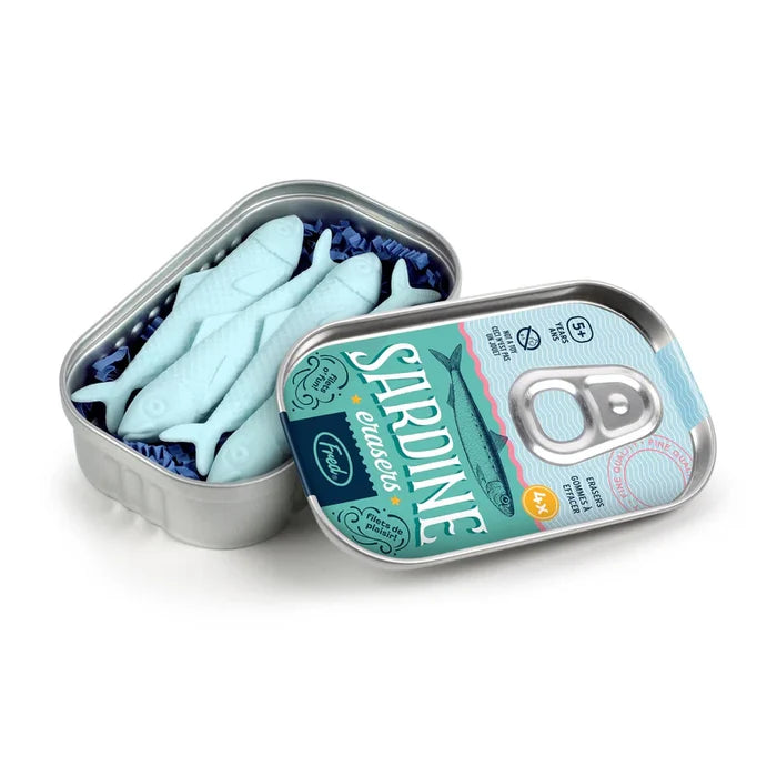 Sardine Erasers - The New York Public Library Shop