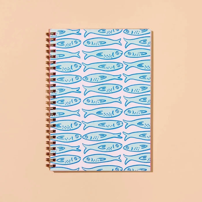 Sardines Spiral Notebook