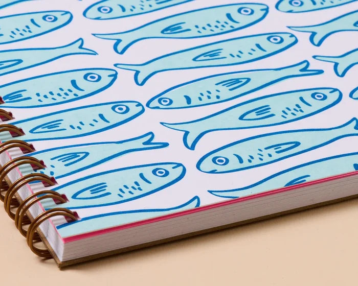 Sardines Spiral Notebook