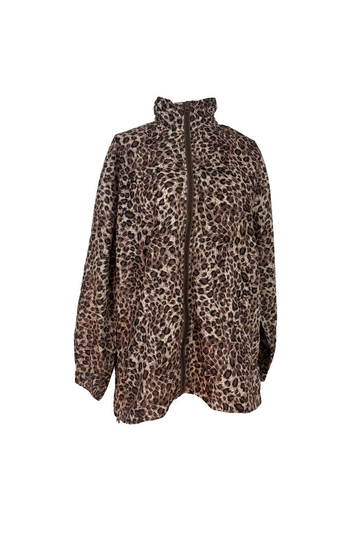 S.Bernard For Dunnes Leopard Print Zip Jacket