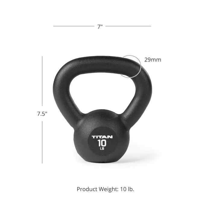 SCRATCH AND DENT - 10 LB Cast Iron Kettlebell - FINAL SALE