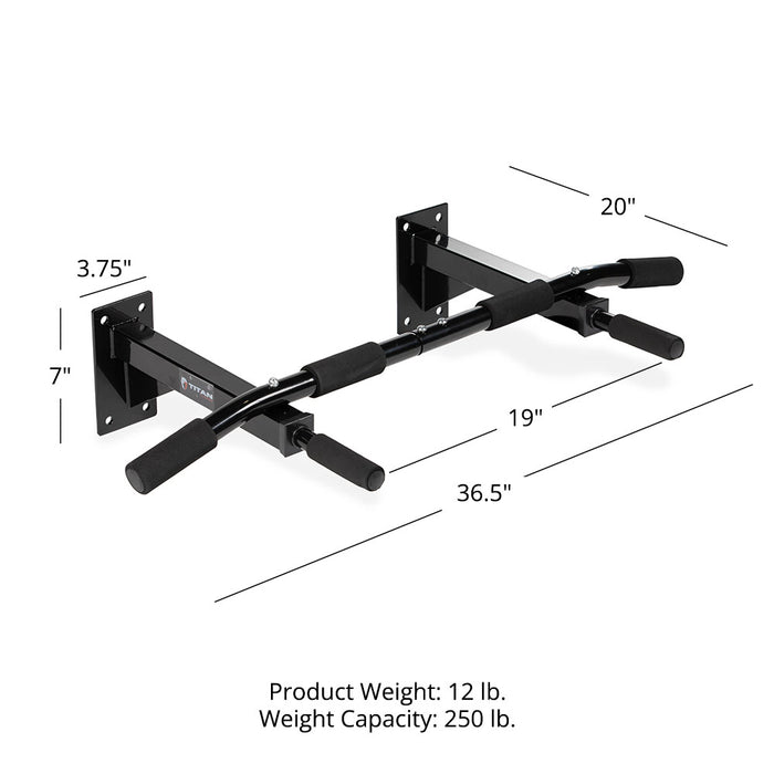 3 Position Wall-Mounted Pull-Up Bar