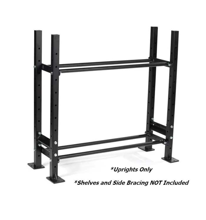 Scratch and Dent, 4-Pack 45-Inch Uprights for 2-Tier Mass Storage Systems