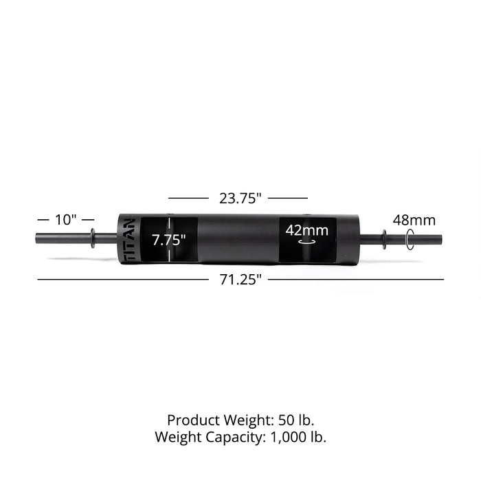 Rackable Strongman Log Bars - Barrel Size: 8" | 8"