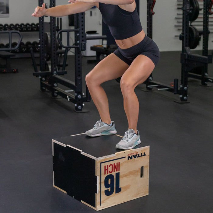 3-in-1 Wooden Plyo Box | Medium (16 x 20 x 24)