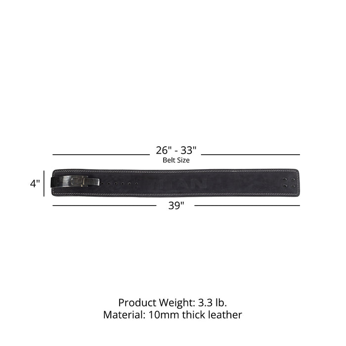 Powerlifting Lever Belt | Medium (26"-33")