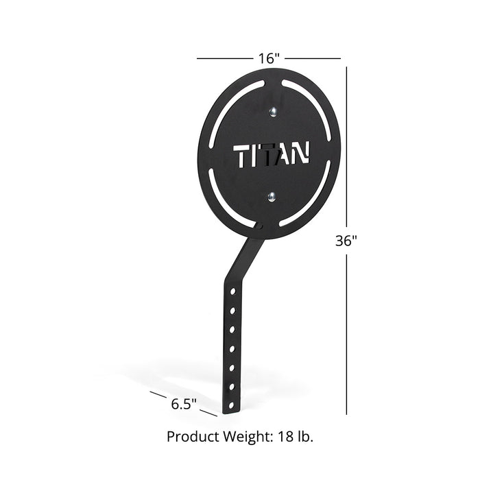 Mounted Wall Ball Target for T-3 or X-3 Series Racks