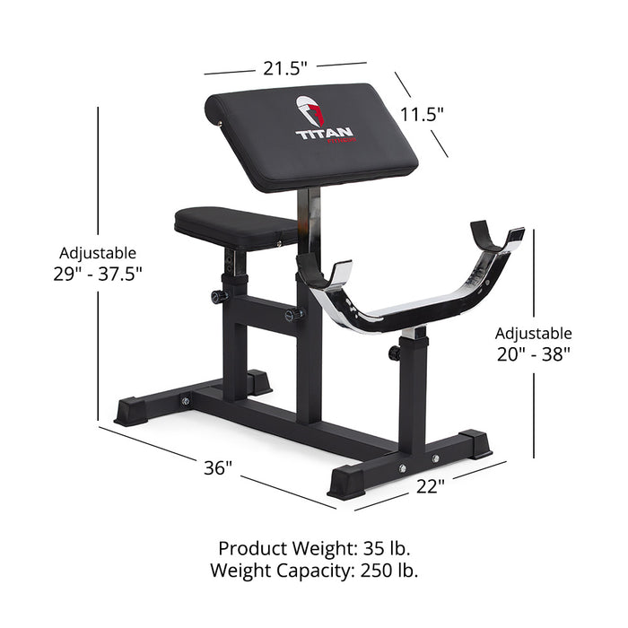 Preacher Curl Station