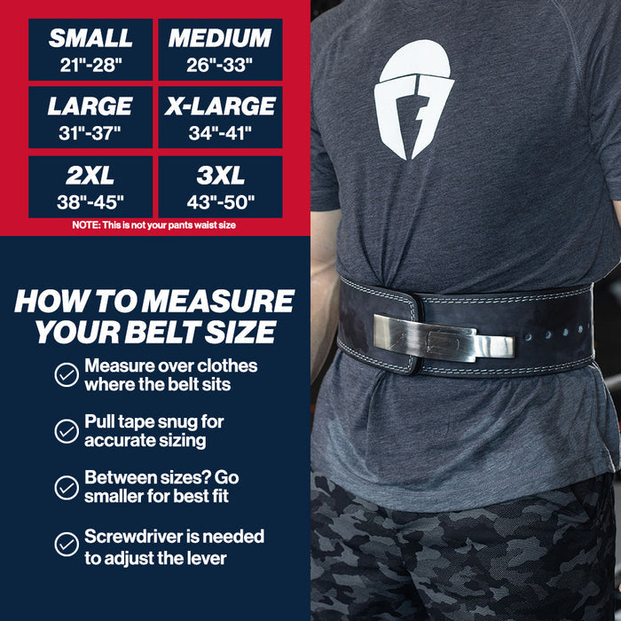Powerlifting Lever Belt | X-Large (34"-41")