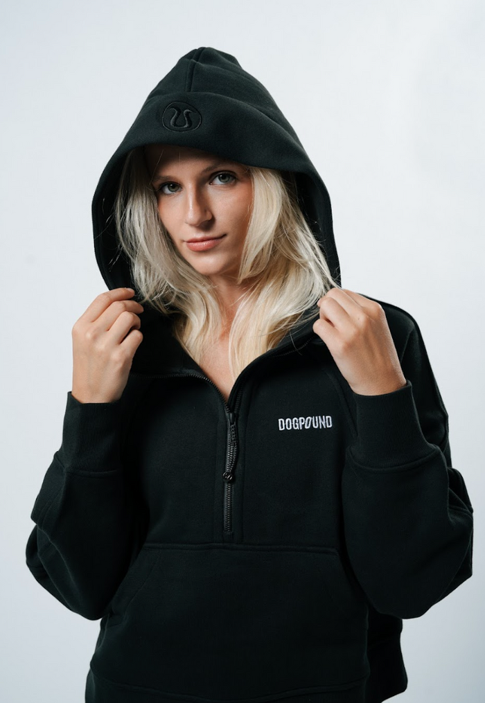 Scuba Oversized Half-Zip Hoodie