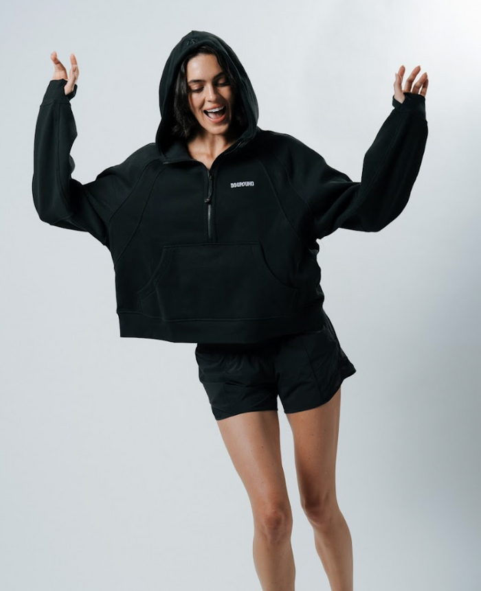 Scuba Oversized Half-Zip Hoodie