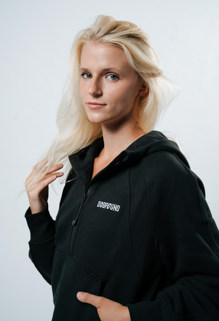 Scuba Oversized Half-Zip Hoodie