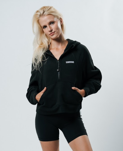 Scuba Oversized Half-Zip Hoodie