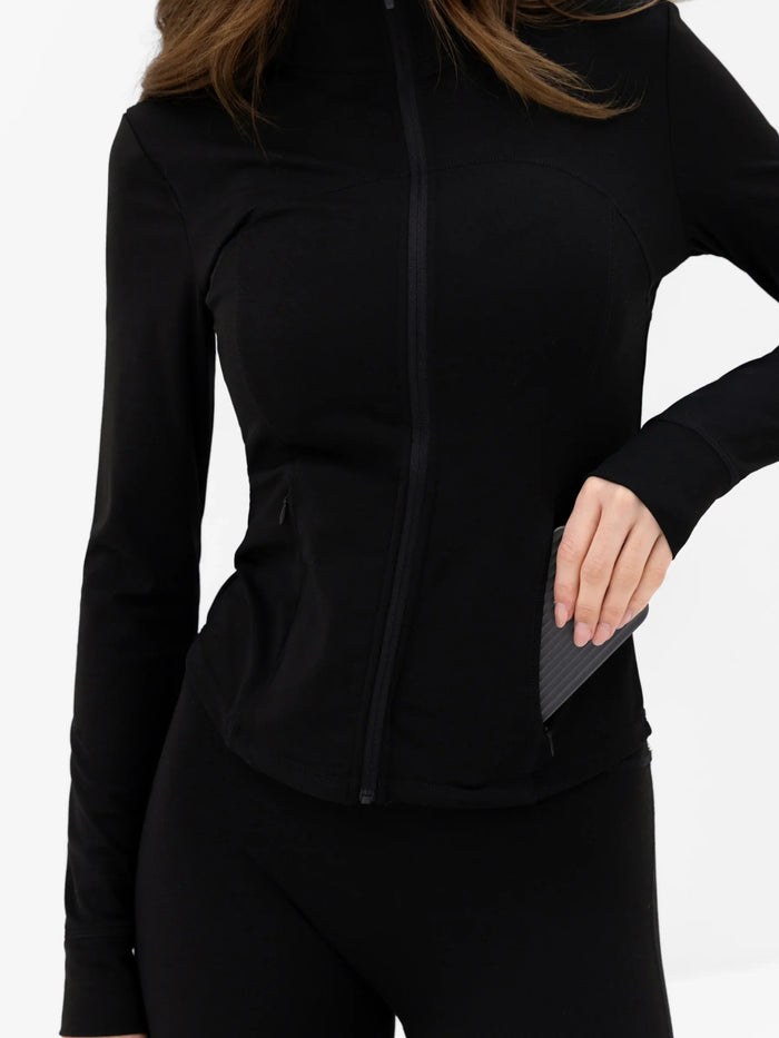 SculptForm Full Zip Jacket - Black