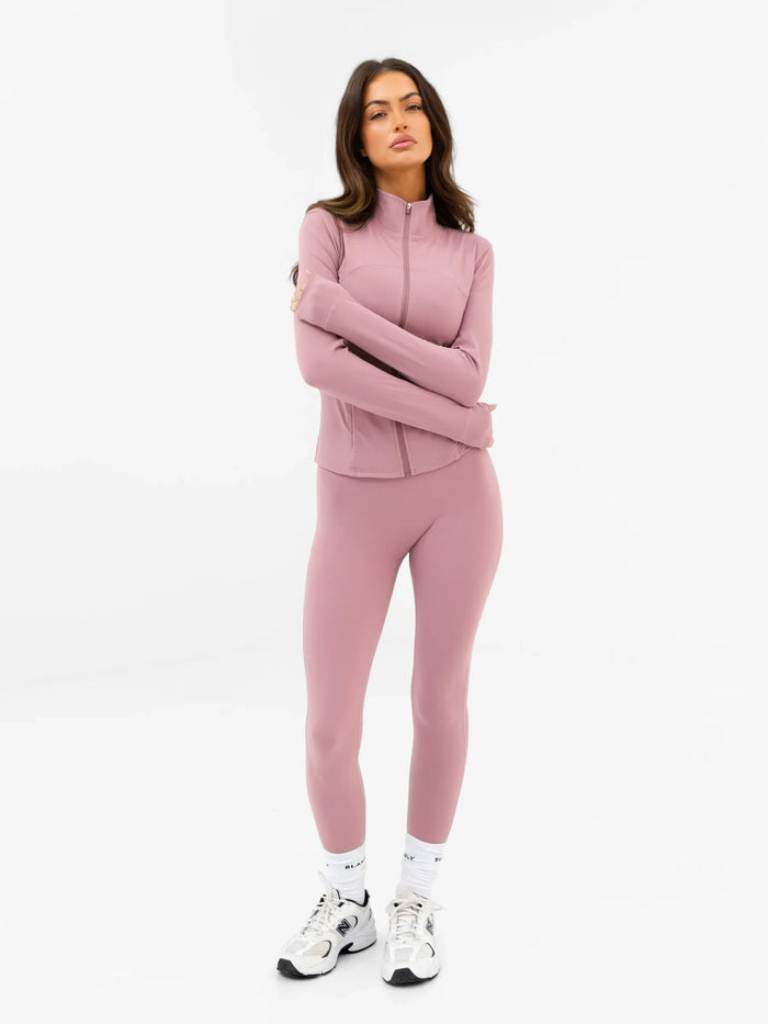 SculptForm Full Zip Jacket - Dusty Pink