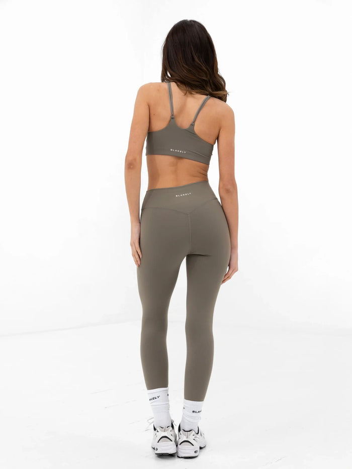 SculptForm Sports Bra - Safari Green