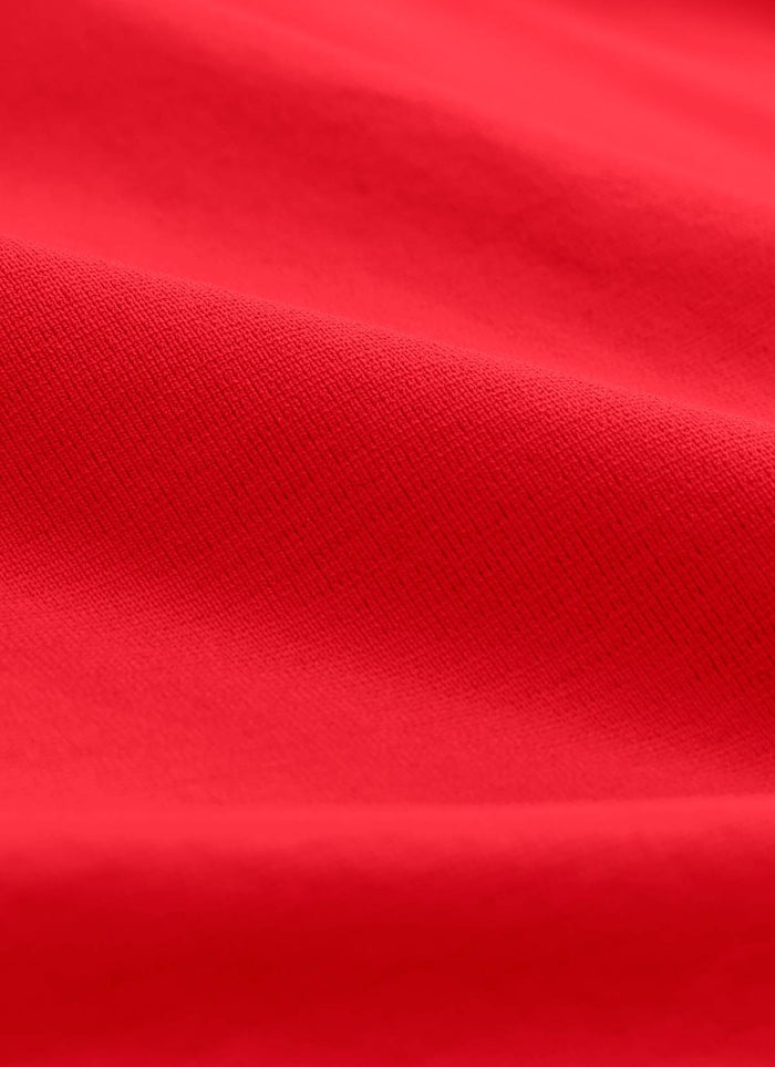 CRZ YOGA Women's Yoga Slim Fit Tops Seamless High Crew Neck Tank Deep Red