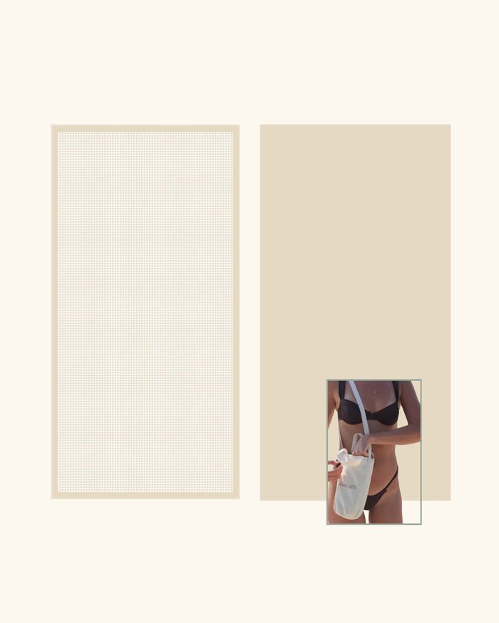 Seedpearl sand-free beach towel, Sand Society