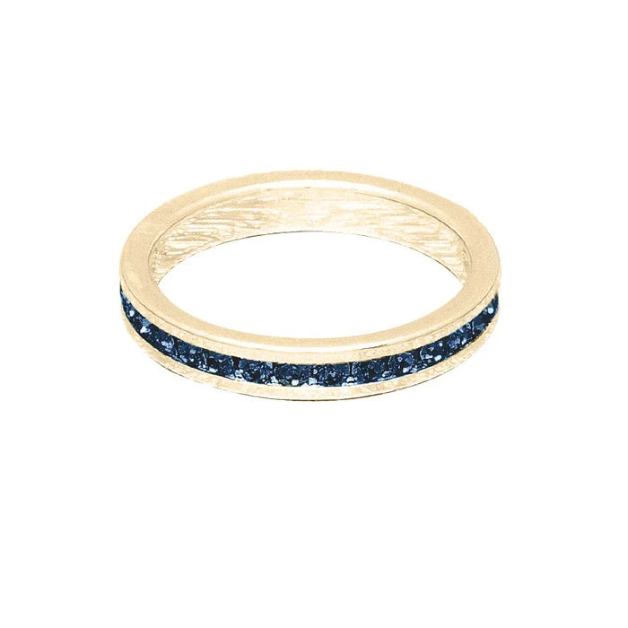 September (Sapphire) Yellow Gold Ring | Size 9
