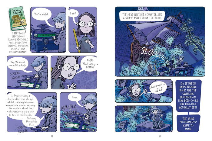 SIGNED! The Night Librarian: A Graphic Novel - The New York Public Library Shop