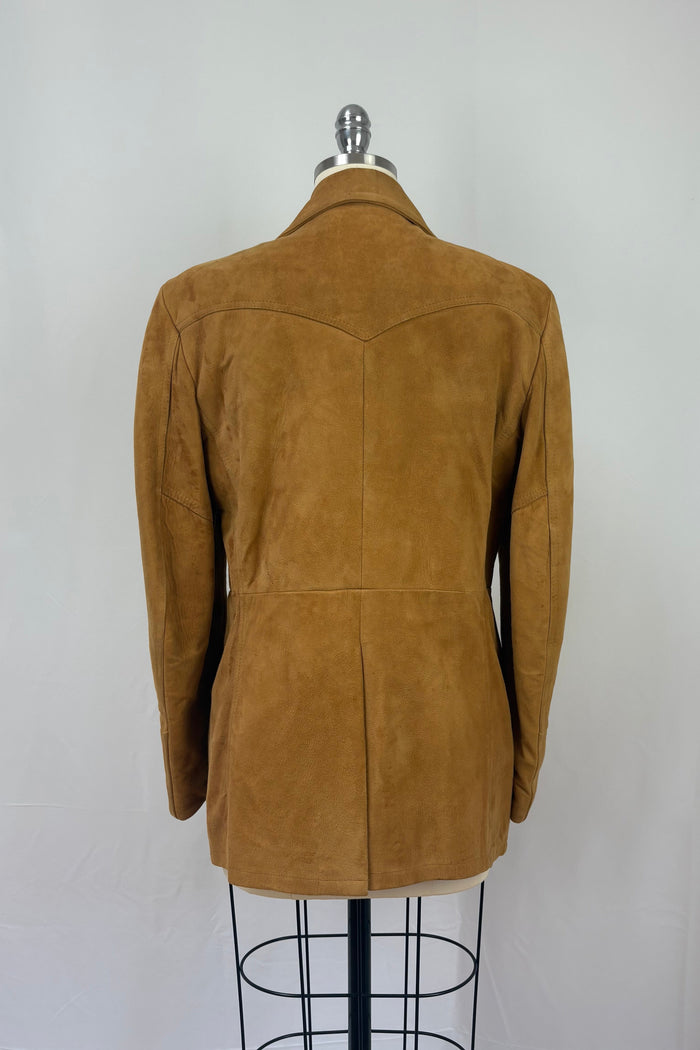 Silton California Tobacco Caramel Suede with dagger collar