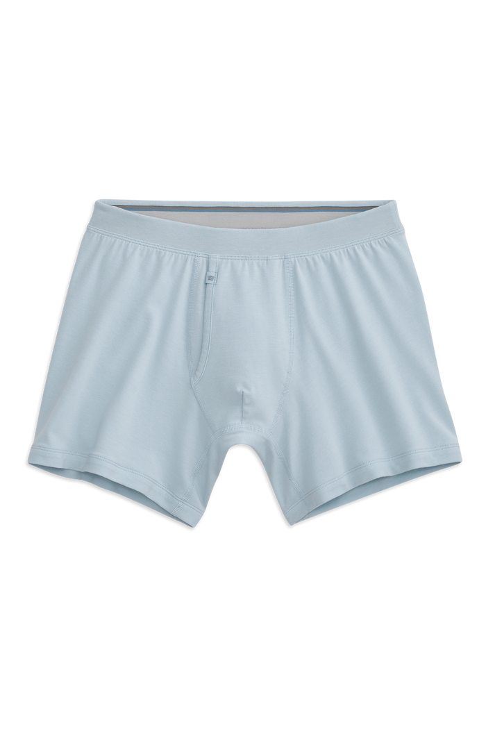 Ice Rink | Front view of Silver Boxer Briefs in Ice Rink