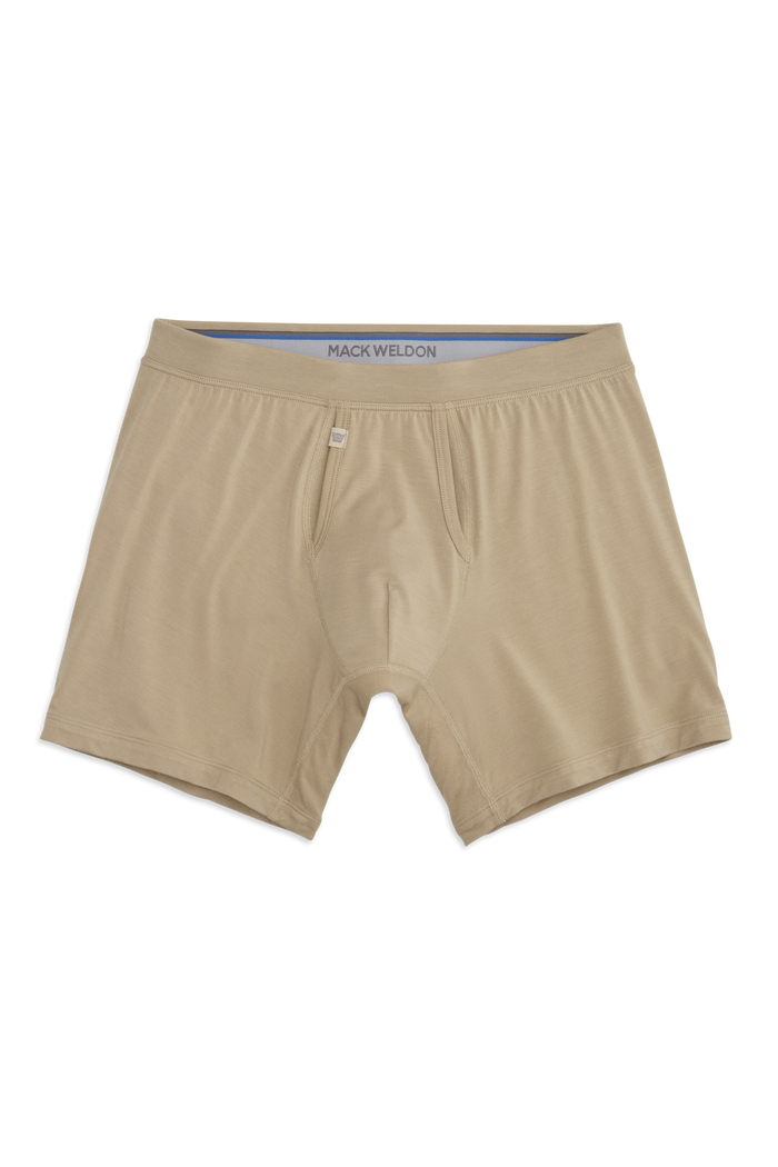 Nomad | Front view of Silver HD Boxer Brief in Nomad