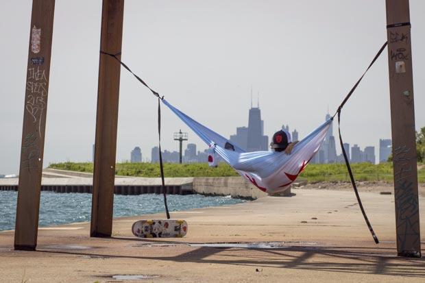 Single Parachute Nylon Hammock - South Carolina