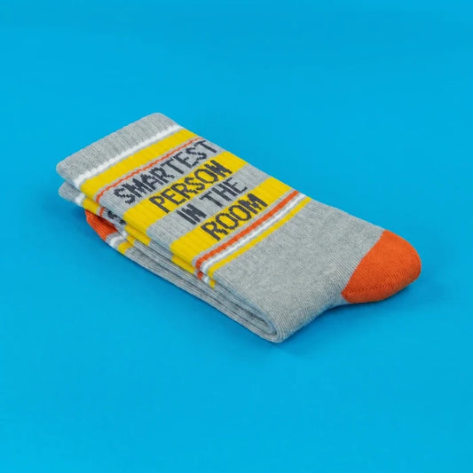 Smartest Person In The Room Gym Socks