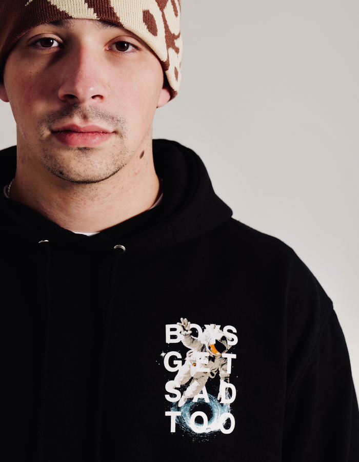 SPACEMAN HOODY BLACK