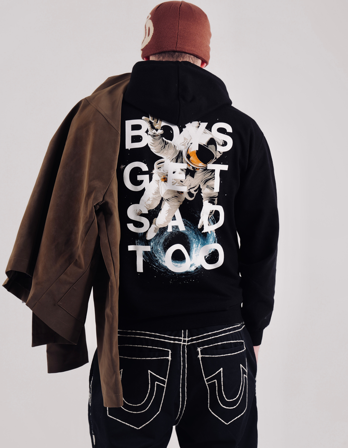 SPACEMAN HOODY BLACK
