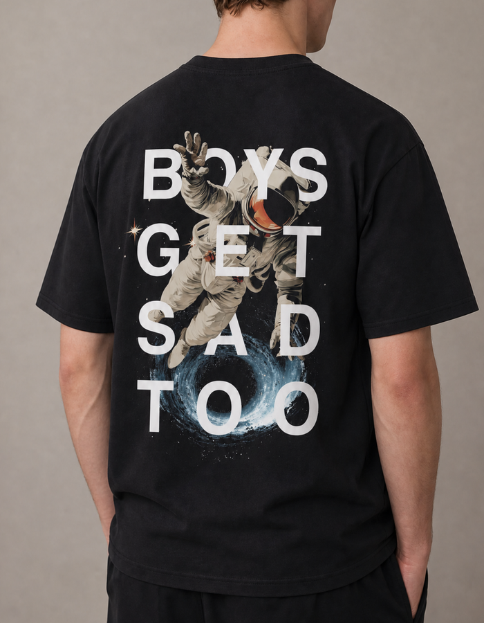 SPACEMAN TEE BLACK
