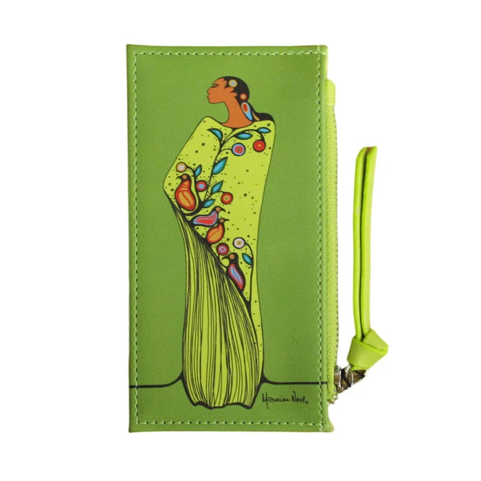 Spirit of the Woodlands Card Holder featuring original artwork by Sioux artist Maxine Noel.