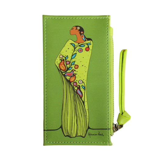 Spirit of the Woodlands Card Holder featuring original artwork by Sioux artist Maxine Noel.