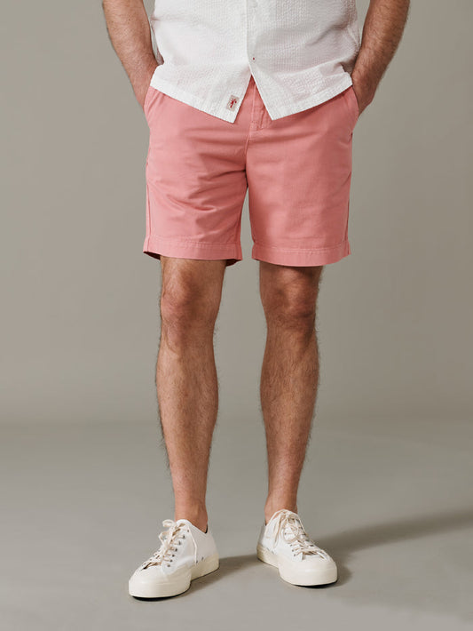 Aubin Pale Coral Stamford Chino Short | Chino Short