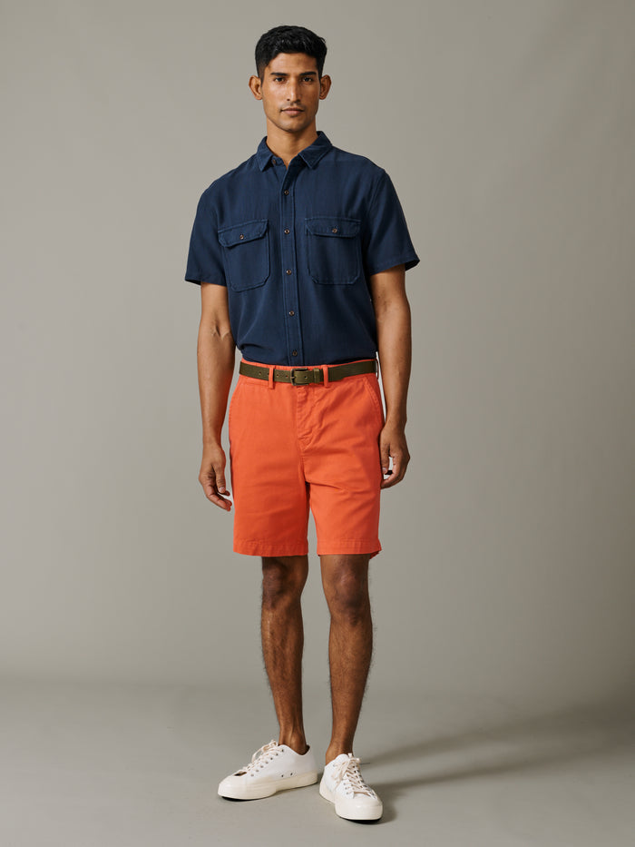 Aubin Tomato Stamford Chino Short | Chino Short