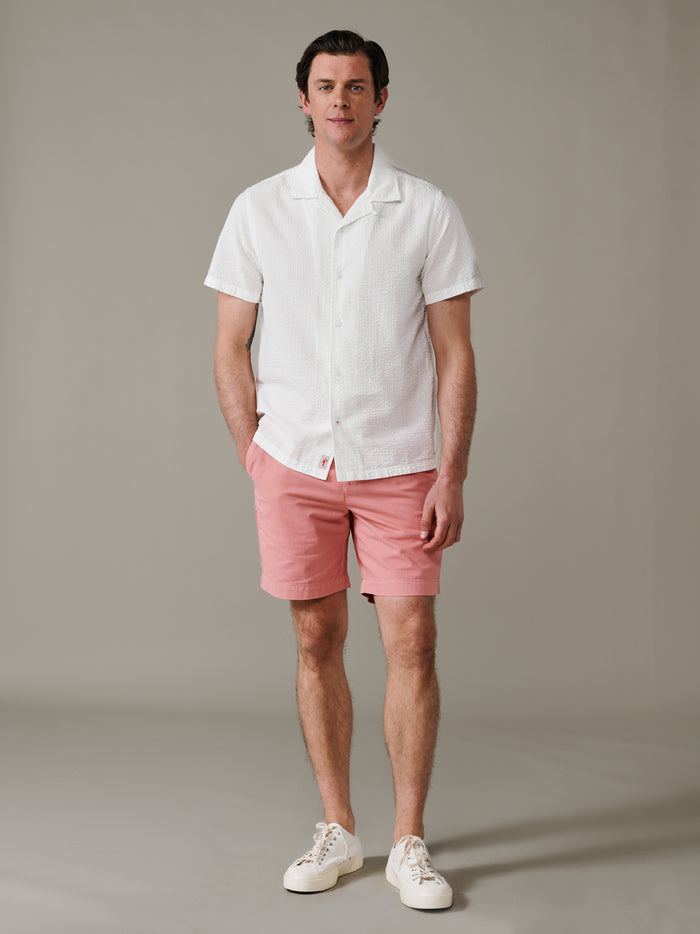 Aubin Pale Coral Stamford Chino Short | Chino Short