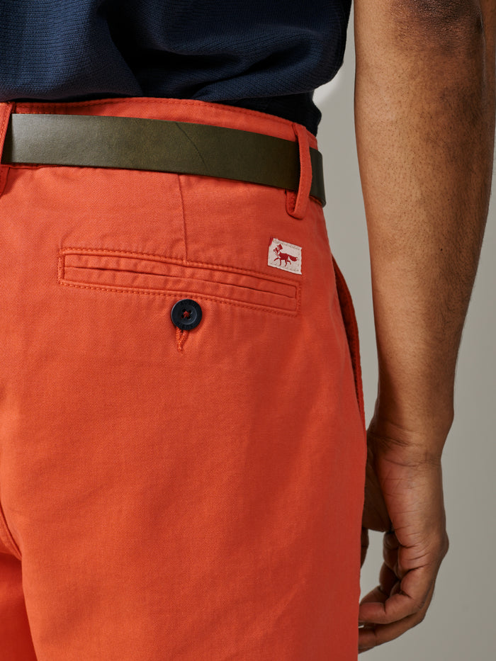 Aubin Tomato Stamford Chino Short | Chino Short