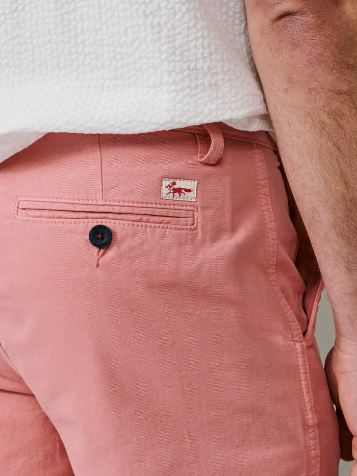 Aubin Pale Coral Stamford Chino Short | Chino Short