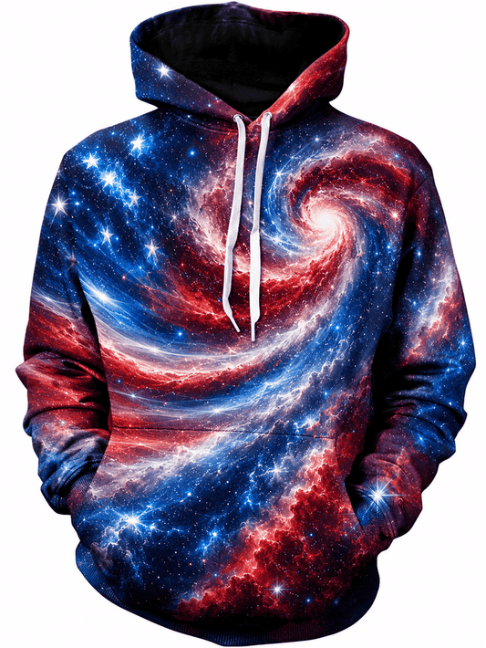 Star Spangled Spiral Unisex Hoodie iEDM Epic Hoodie