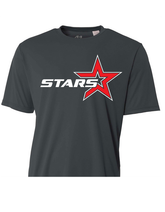 Stars Charcoal Performance Shirt