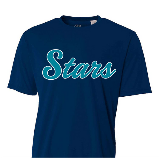 Stars Navy/Teal Performance Shirt