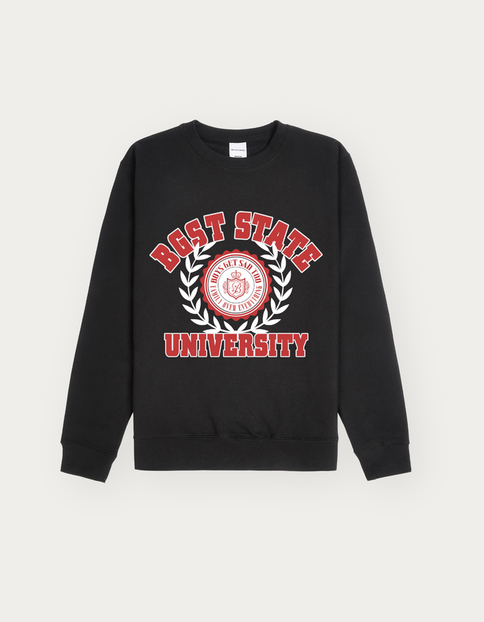 STATE UNI CREWNECK BLACK