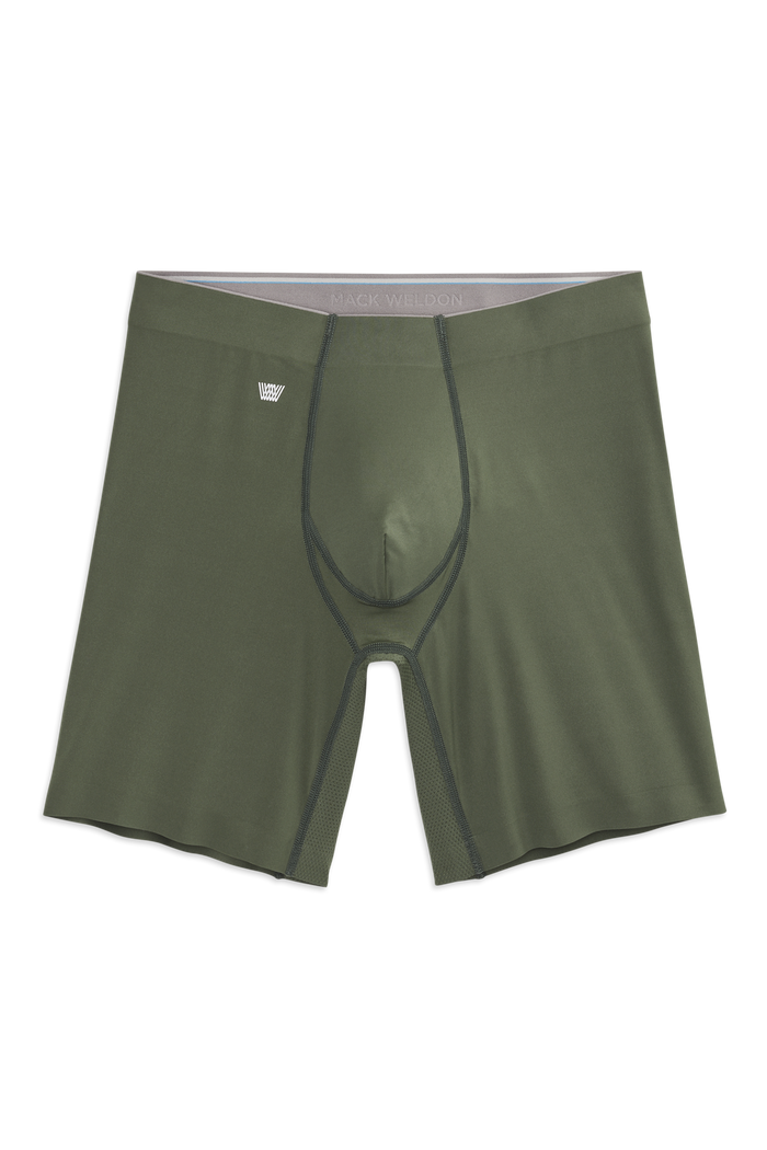 Front view of Stealth Pro Boxer Brief in Pesto