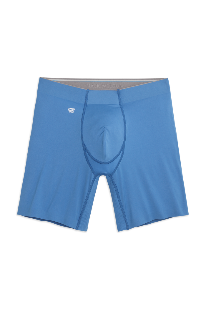 Front view of Stealth Pro Boxer brief in Strong Blue