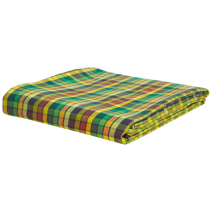 Stela Cotton Sheets - Spring Green Flat Sheet / Single