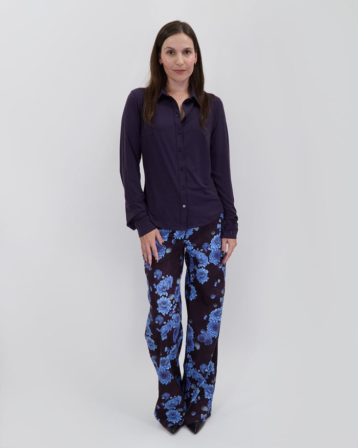 STEPHANIE SHIRT - PLUM