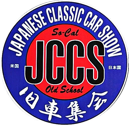 Sticker #01  JCCS "Kyusha Shuukai" Original Round Sticker (blue/red)