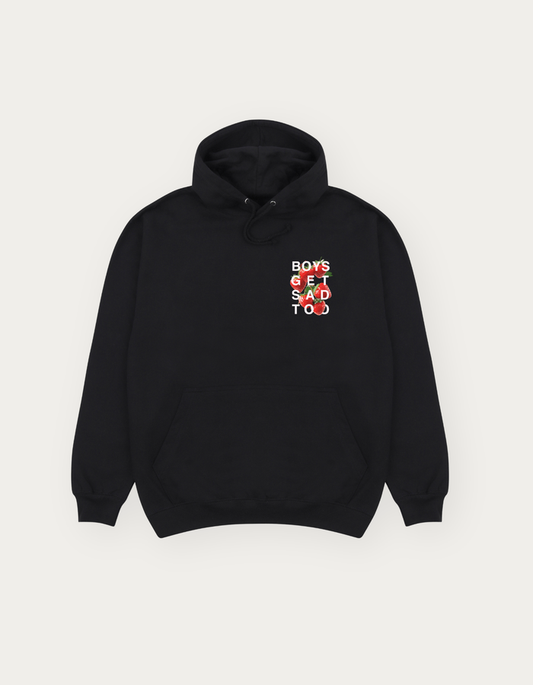STRAWBERRY HOODY BLACK