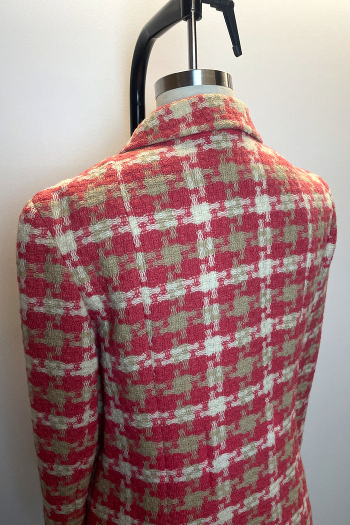Suitmaster Pink Houndstooth Blazer image 2
